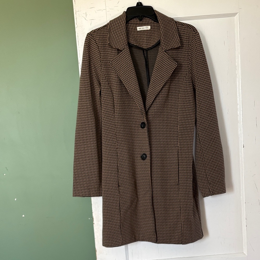Avec Les Filles Houndstooth Blazer